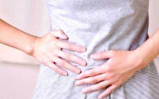 При кисте яичника болит живот и спина