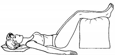 Необходимая поза при острой боли в спине Необходимая поза при острой боли в спине