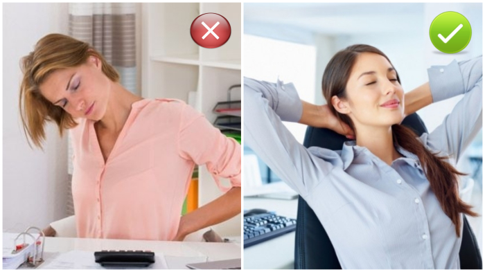 Облегчаем боли в спине при сидячей работе.