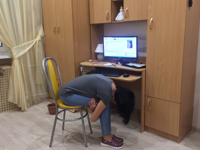 Растяжение поясничного отдела.